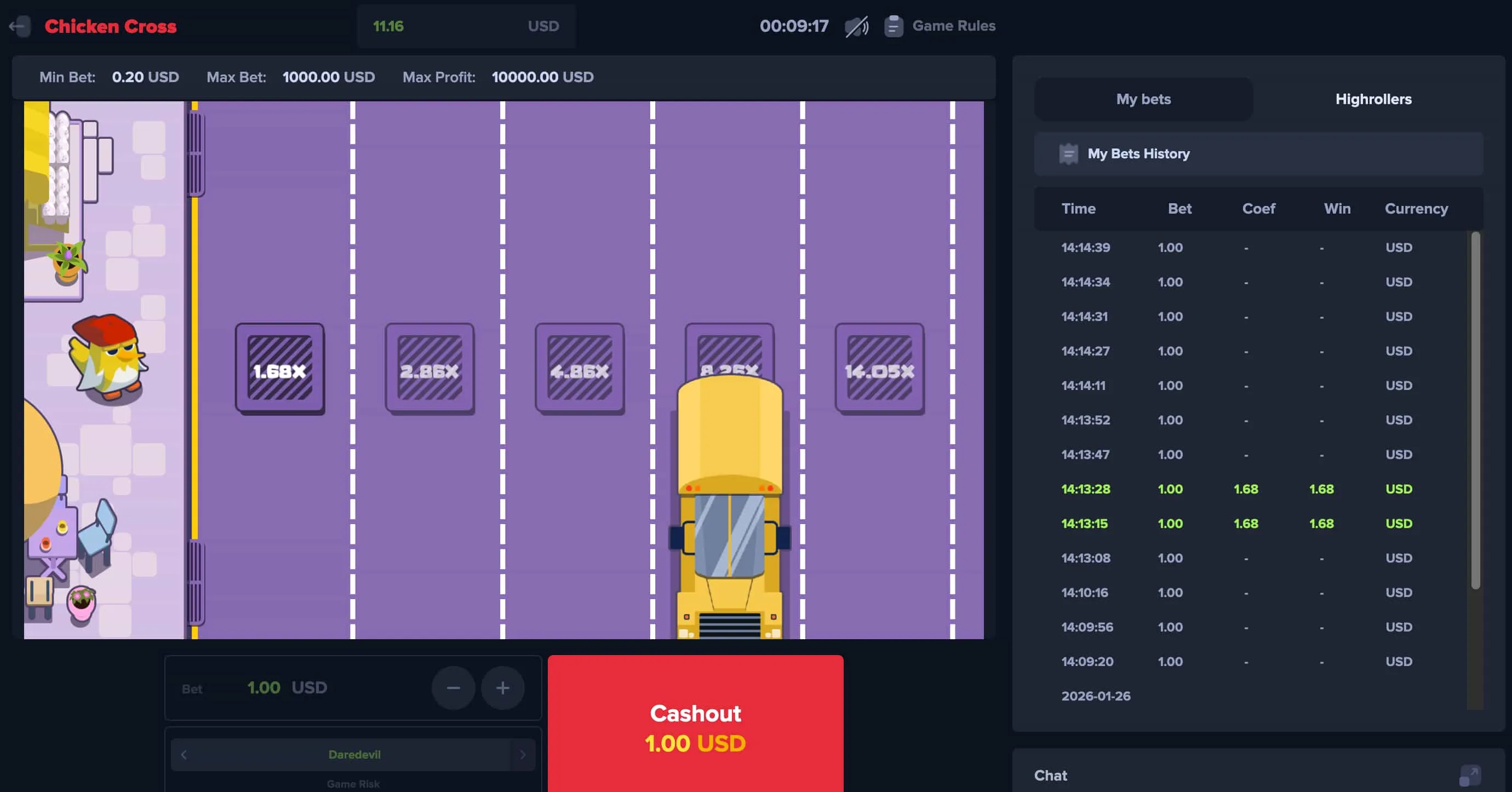 Darmowa Wersja Chicken Cross od Upgaming Darmowa Wersja Chicken Cross od Upgaming